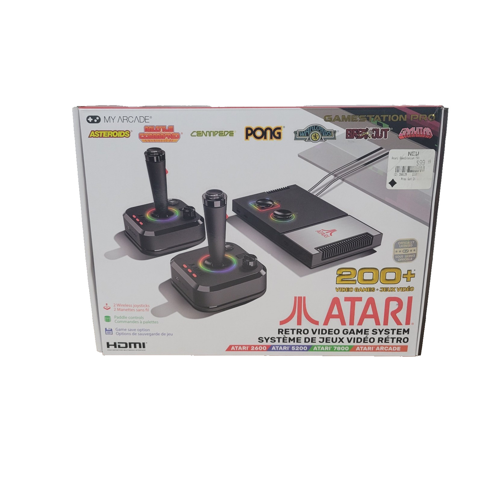 Atari Game Station Pro Plug & Play Retro Game Console 200+ Games HDMI FREE SHIP