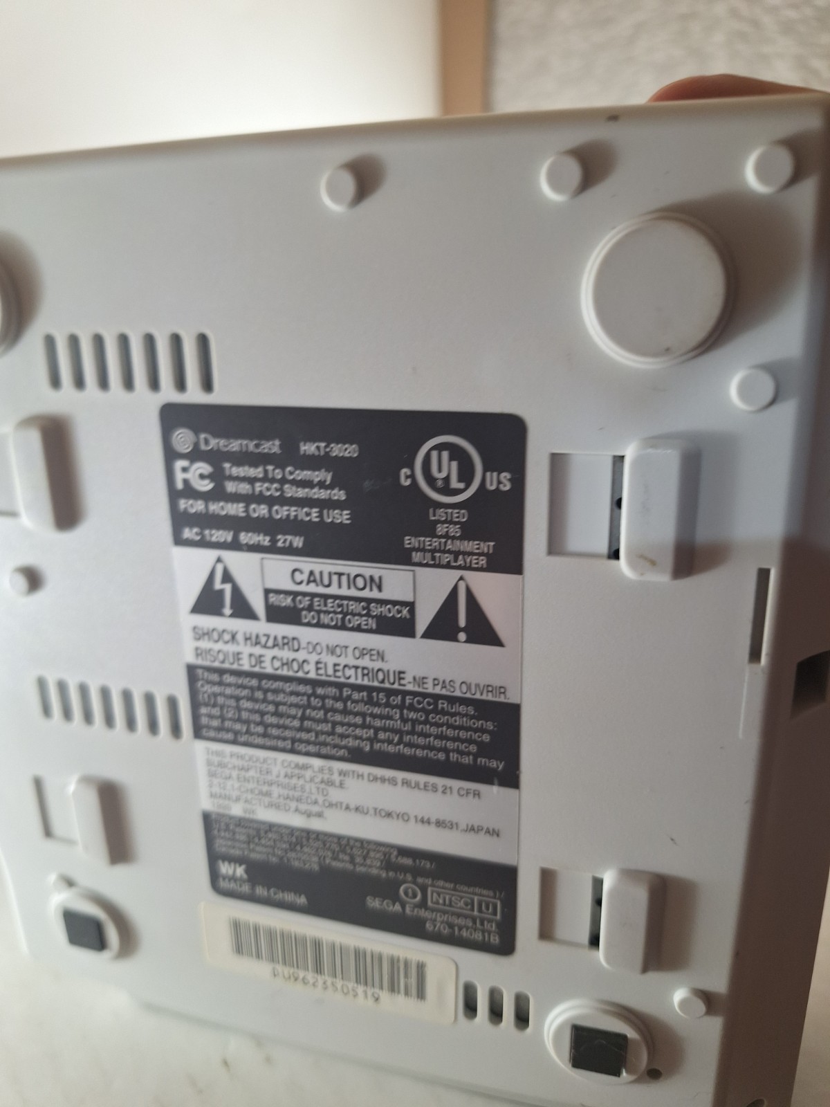 SEGA Dreamcast Launch Edition Home Console – White In Box