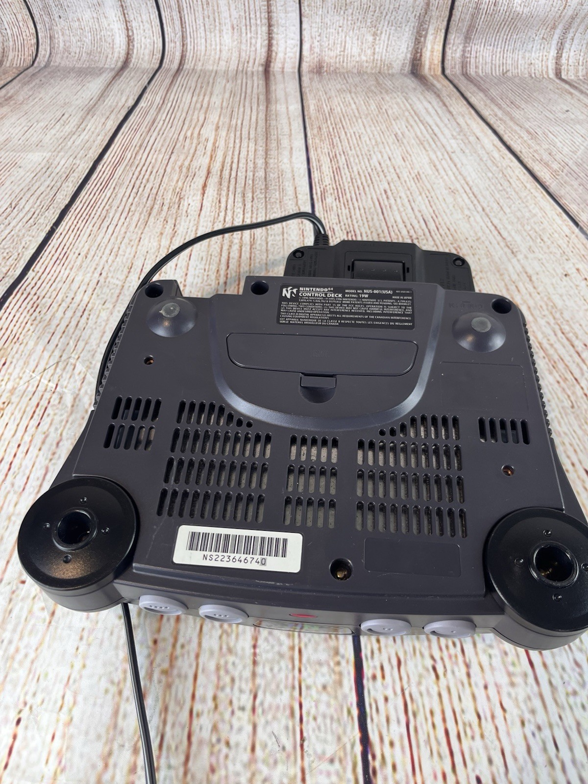 Nintendo 64 Black NUS-001(USA) Console Only-with Memory Pak & Power Cord