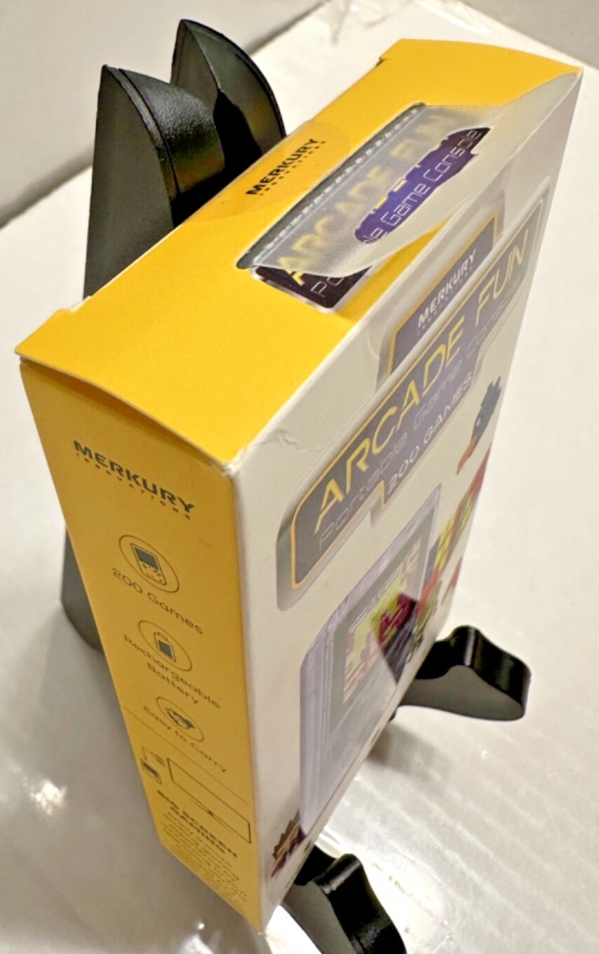 Merkury Innovations Arcade Fun Portable Game Console 200 Games 2025 (New/Sealed)