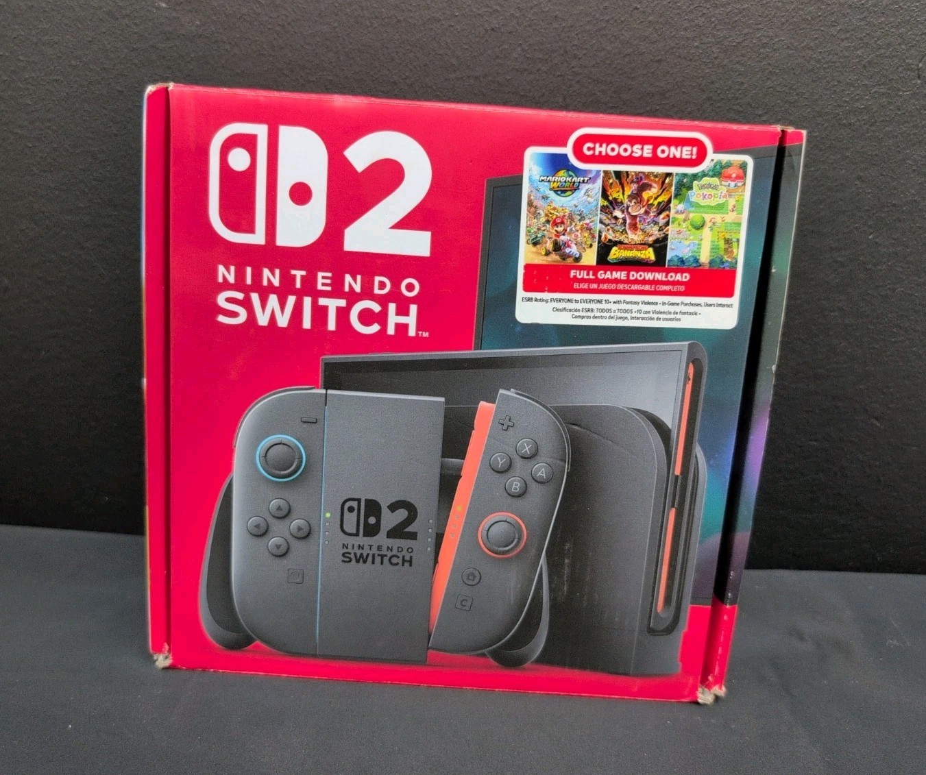 Nintendo Switch 2 Choose Your Game Bundle 256GB Video Game Console Black