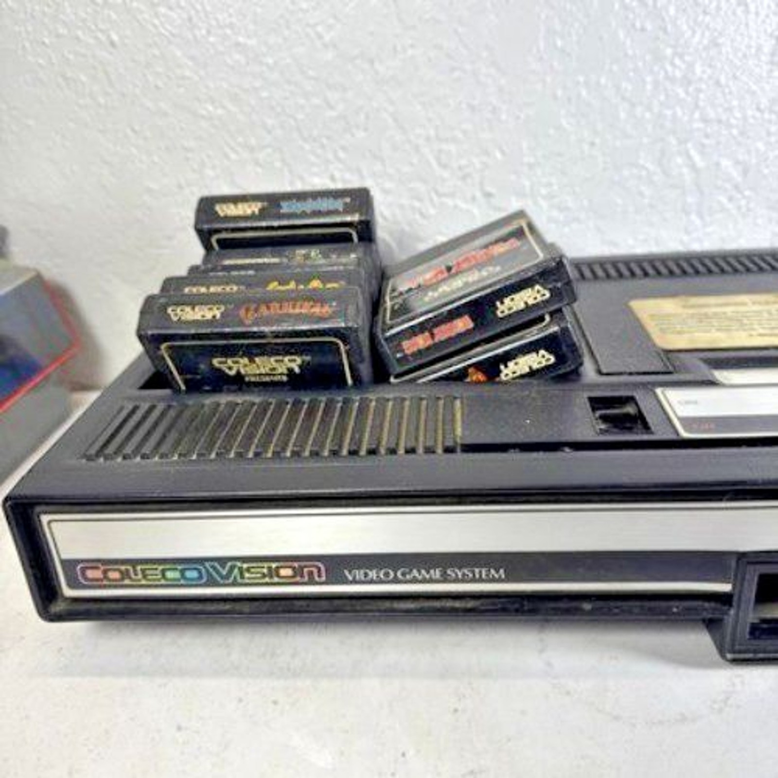 ColecoVision 2400 Console System Untested Console +7 Games (As Is Untested)