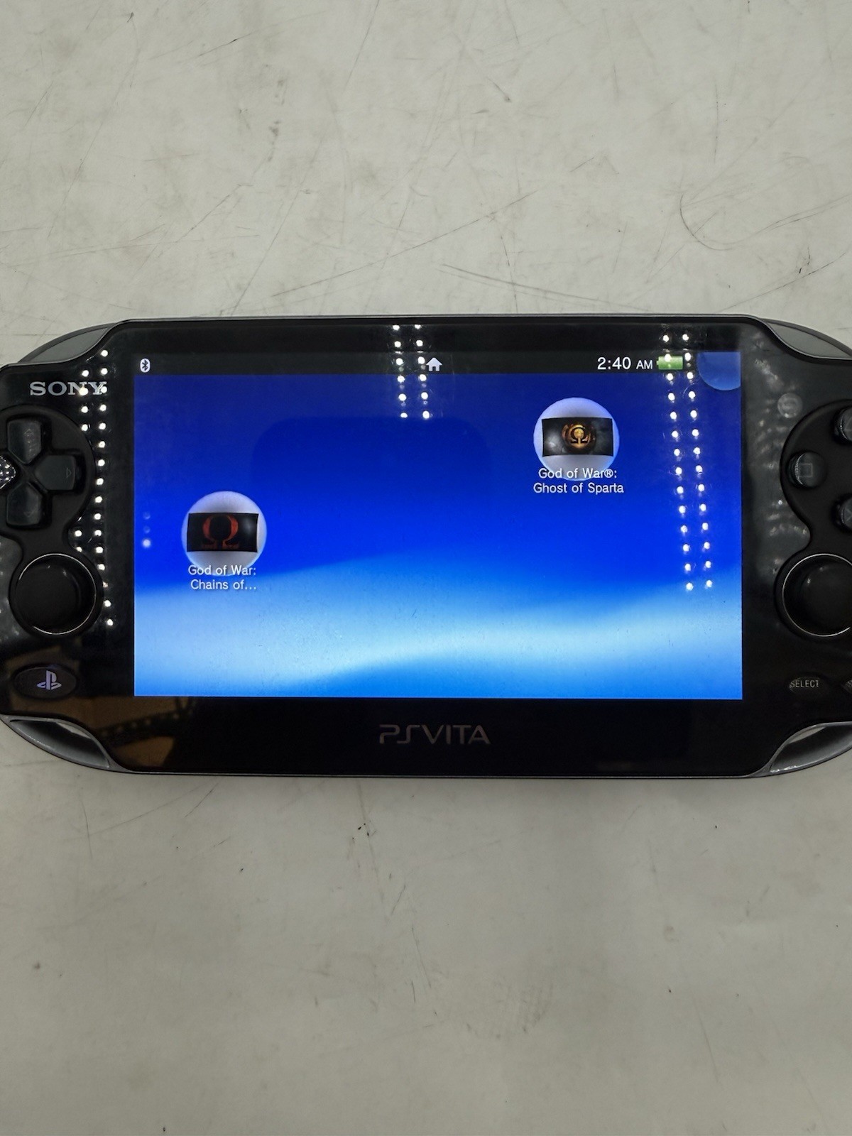 Sony PlayStation PS Vita PCH-1001 Black Handheld Console. With 2 Game Downloaded