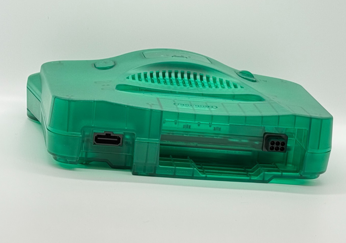 NEW Nintendo 64 N64 Limited Clear Emerald Green Custom Multi-Color LED Rare