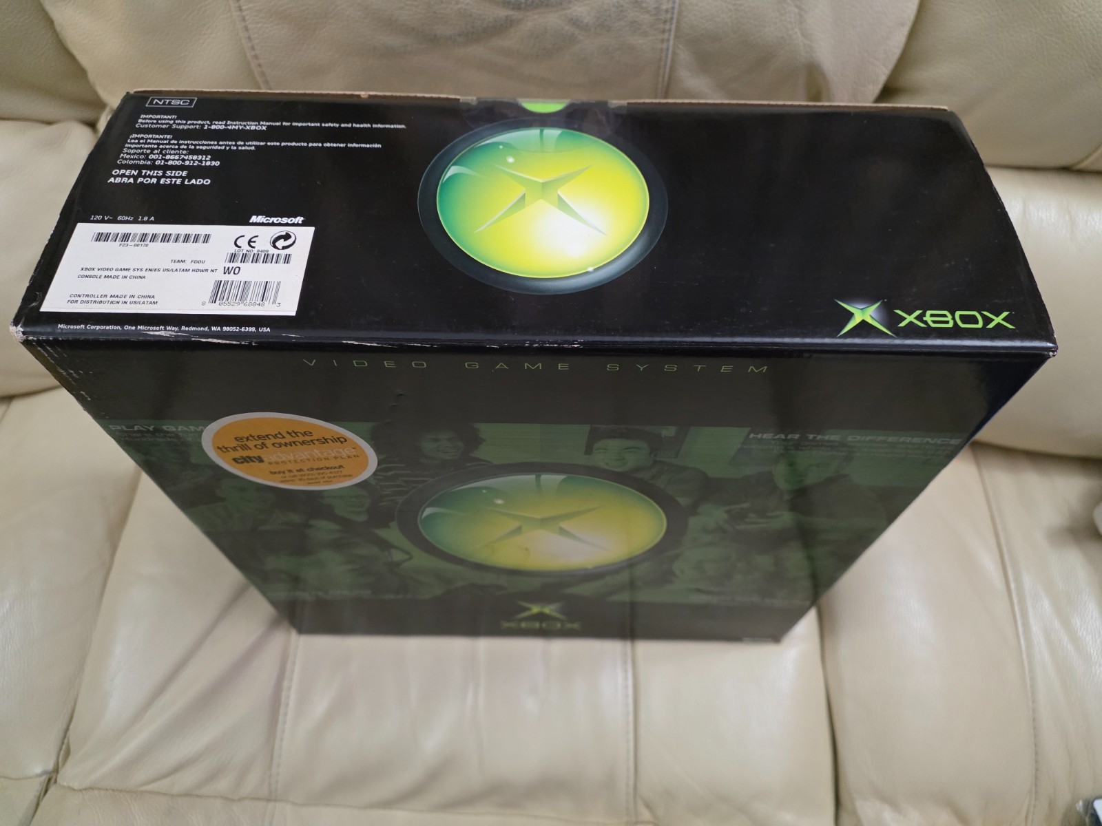 Brand New Factory Sealed Original Xbox Console System RARE! Unopened!