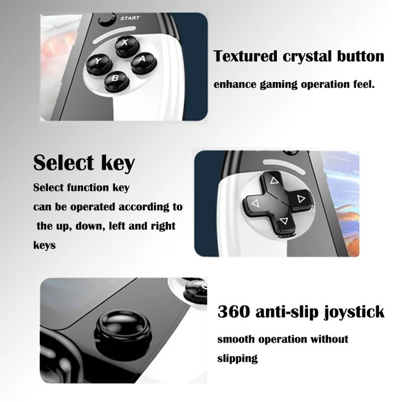 X9 Retro Handheld Game Console 5.5 Inch | 10000 Games | Portable Gaming Player