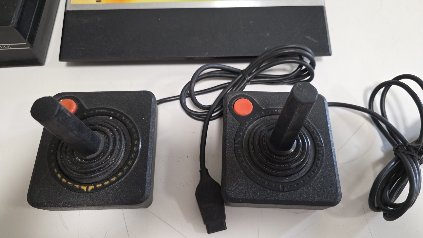 Atari 2600 Jr. Game System Console w/ 2 Joysticks & 3 Games