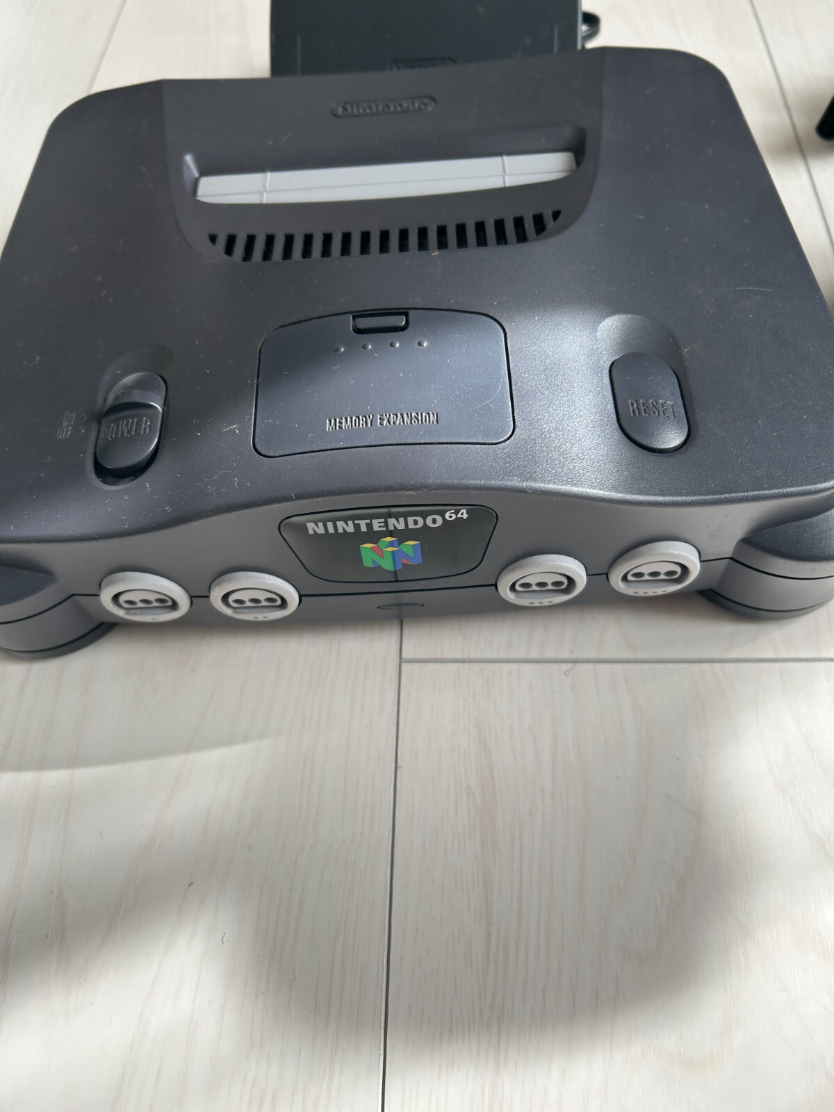 Nintendo 64 Console NUS-001（JPN) Controller (Gray) Tested System