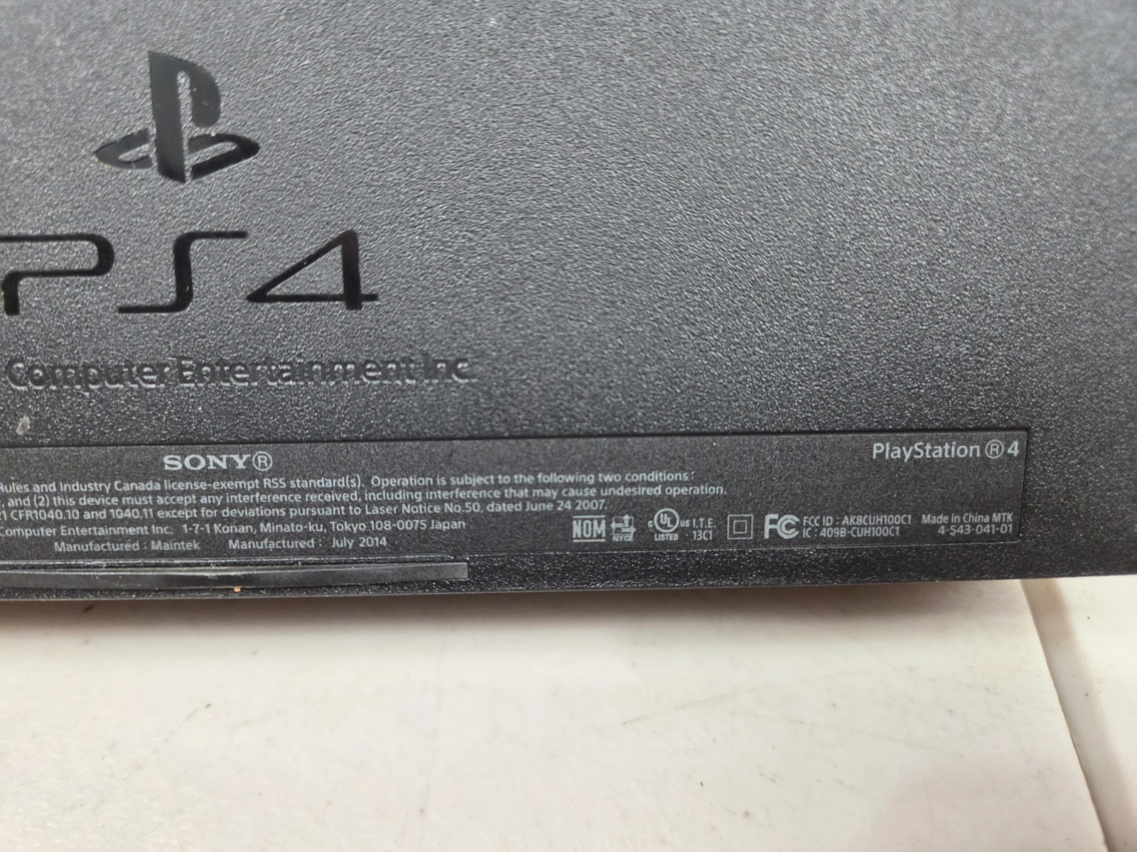 Sony Playstation 4 500GB Black Console PS4 W/ Controller & Cords Tested Working!