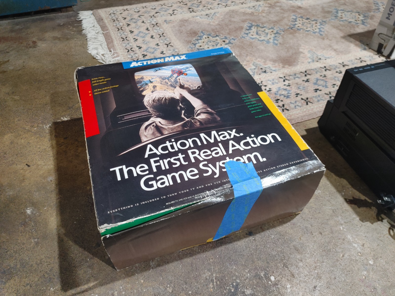 1987 Action Max The First Real Action Game System New Condition In Box NO GAME