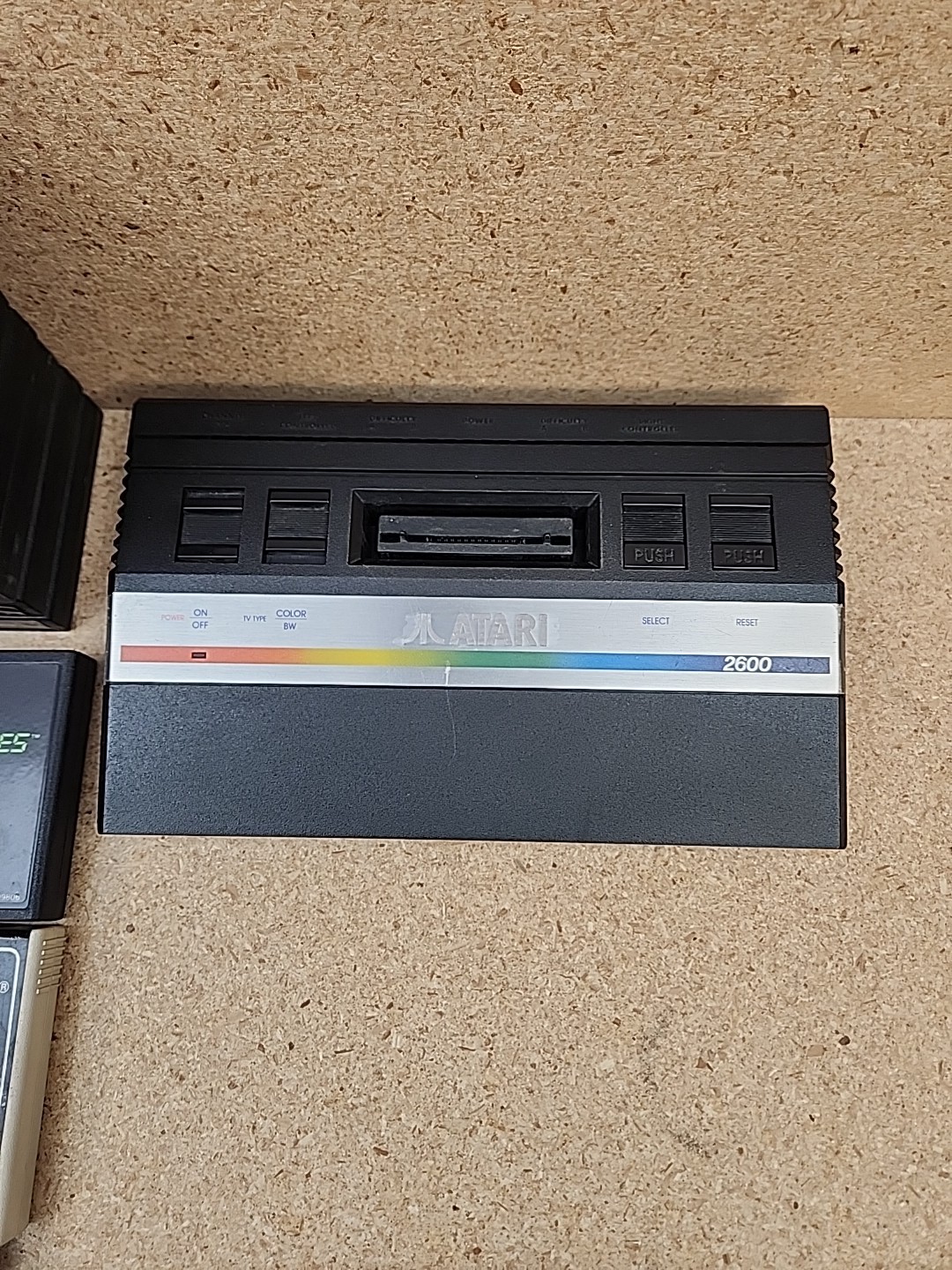 Huge Atari 2600 Junior Jr Console System Bundle w/Controllers & 32 Games TESTED