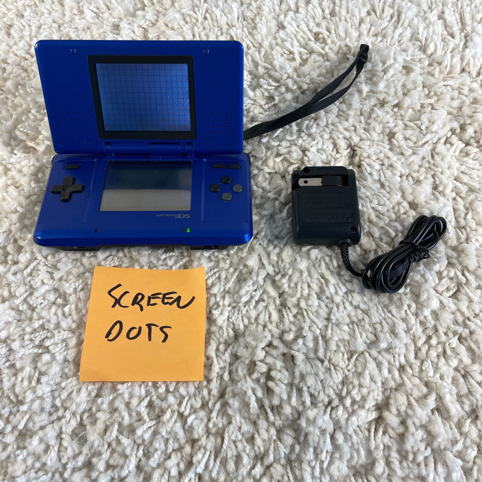 Nintendo DS Original NTR-001 Cobalt Blue Handheld Console System READ