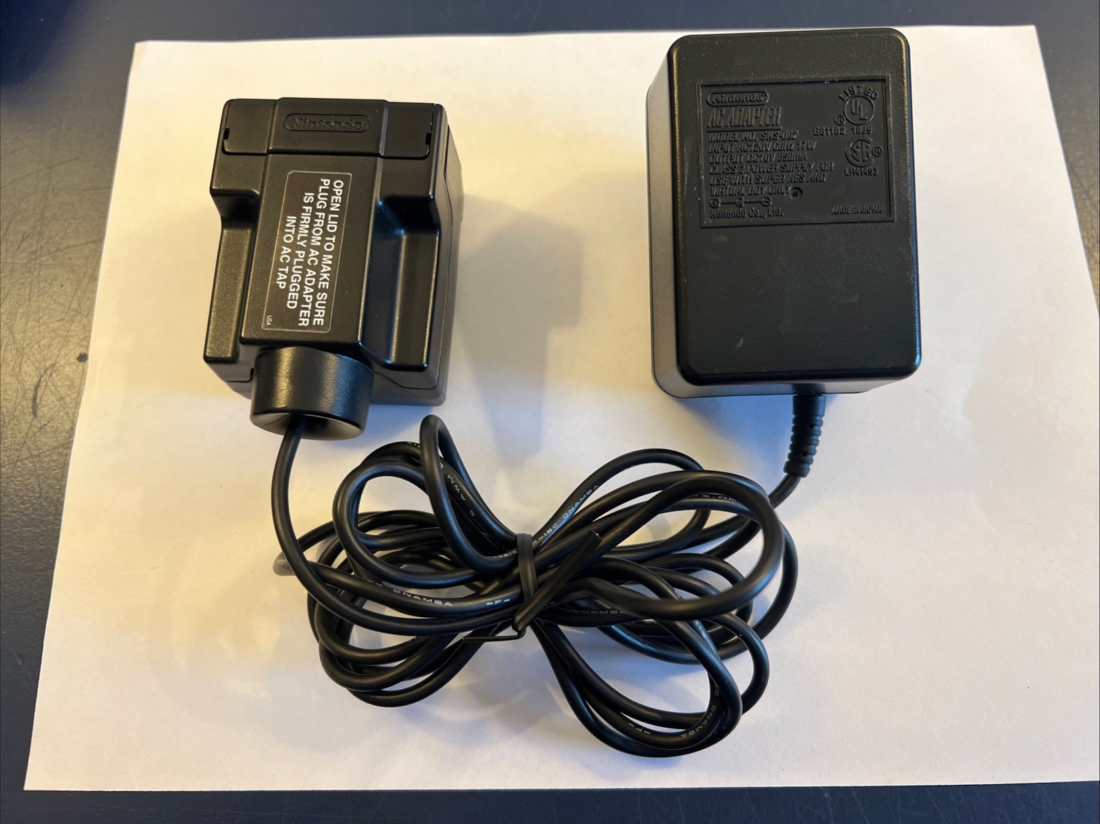 AC Adapter Set (Nintendo Virtual Boy) In With Box