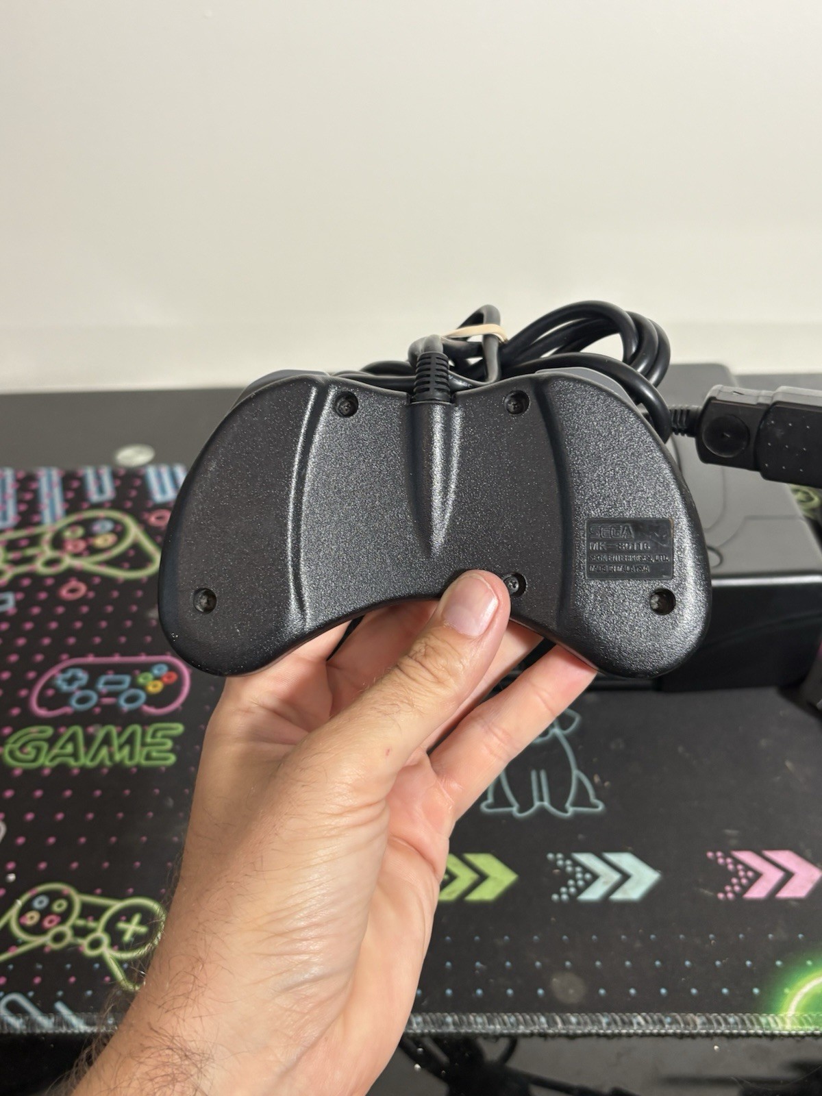 SEGA Saturn MK-80000 Black Console w/ OEM Controller Tested