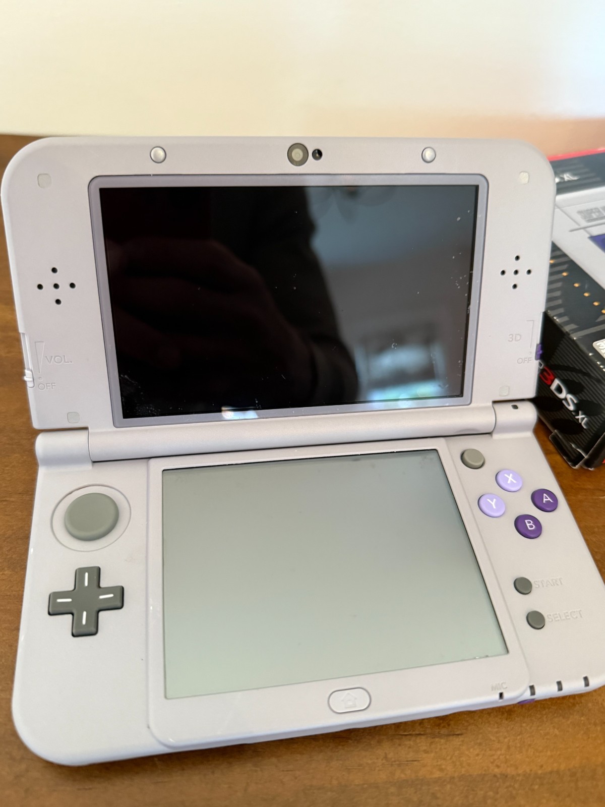 Nintendo 3DS XL SNES Edition Gray Purple w/ Box – Barely Used – NO STYLUS