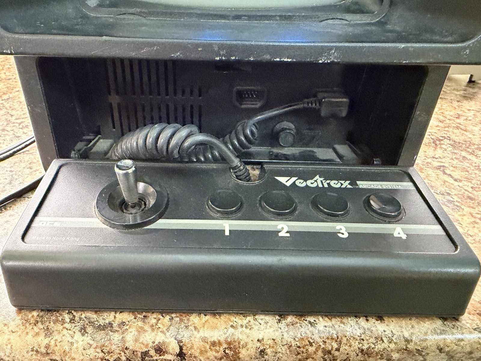 Vectrex HP 3000 Arcade System Video Game Console Tested