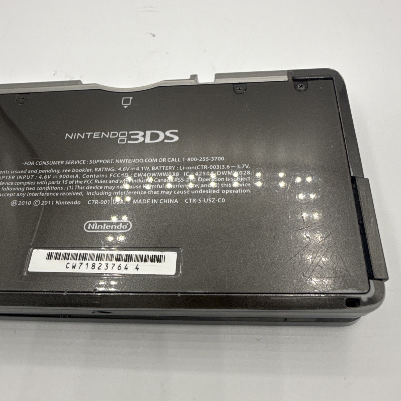 Nintendo 3DS Console Bundle Black Gray: Charger, Dock, SD Card, 3 Games