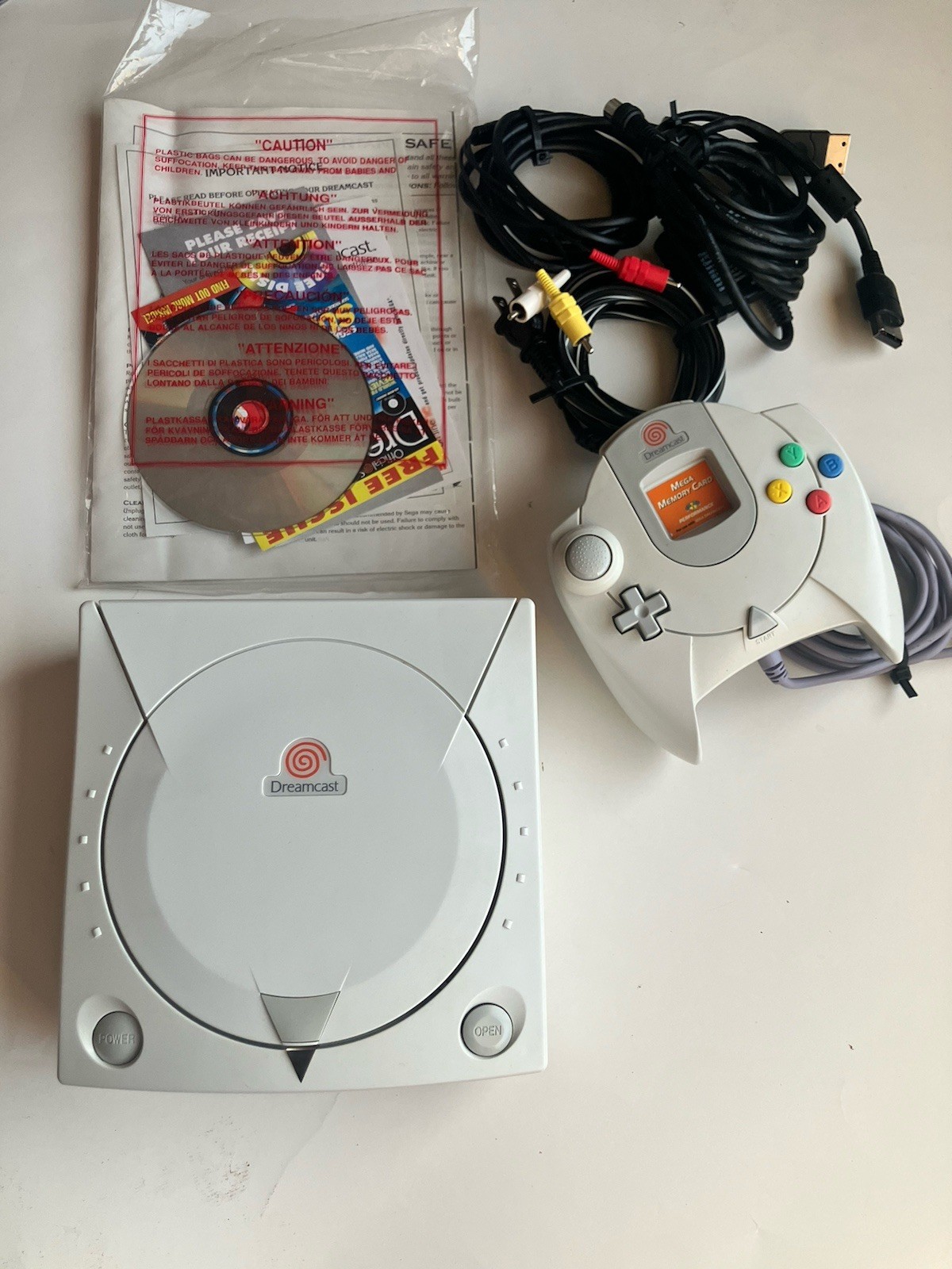 Sega Dreamcast Complete Console System In Box – Excellent Condition Tested Works