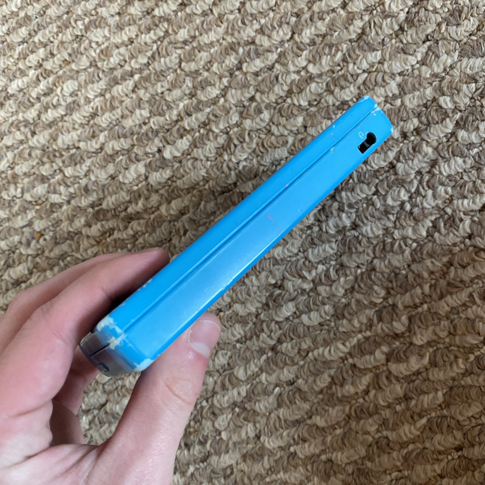 Nintendo DSi Blue Handheld Console Camera/Charger Stylus Tested