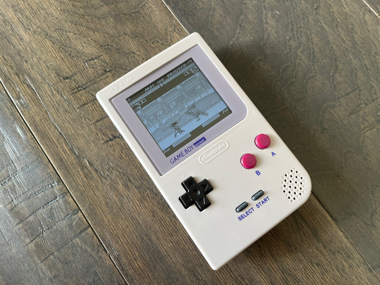 Nintendo Gameboy Pocket GBP Backlight IPS Screen and Glass Lens W/ Bag – Grey