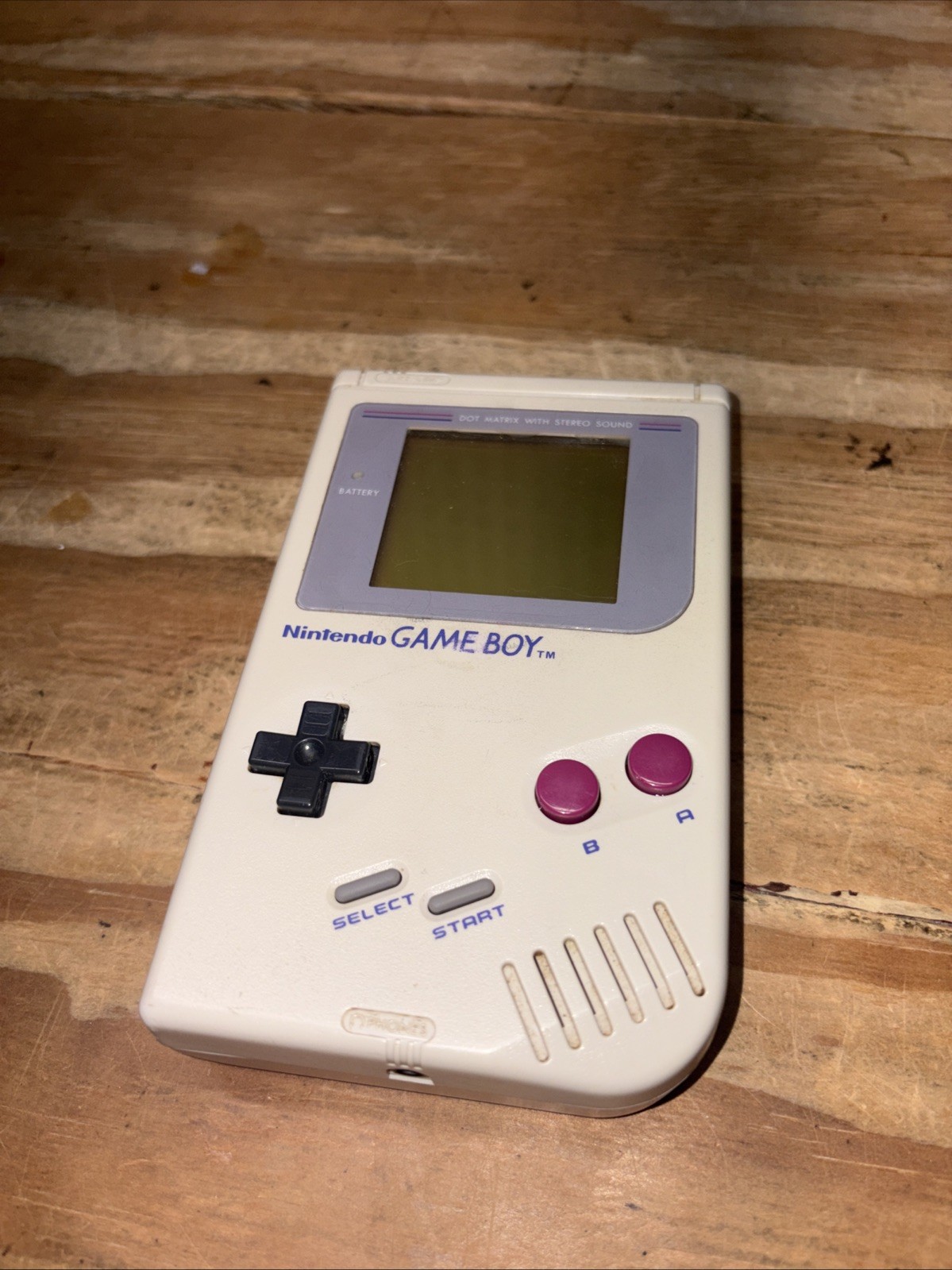 Nintendo Game Boy DMG-01 1989 Gray Portable Handheld System TESTED WORKS