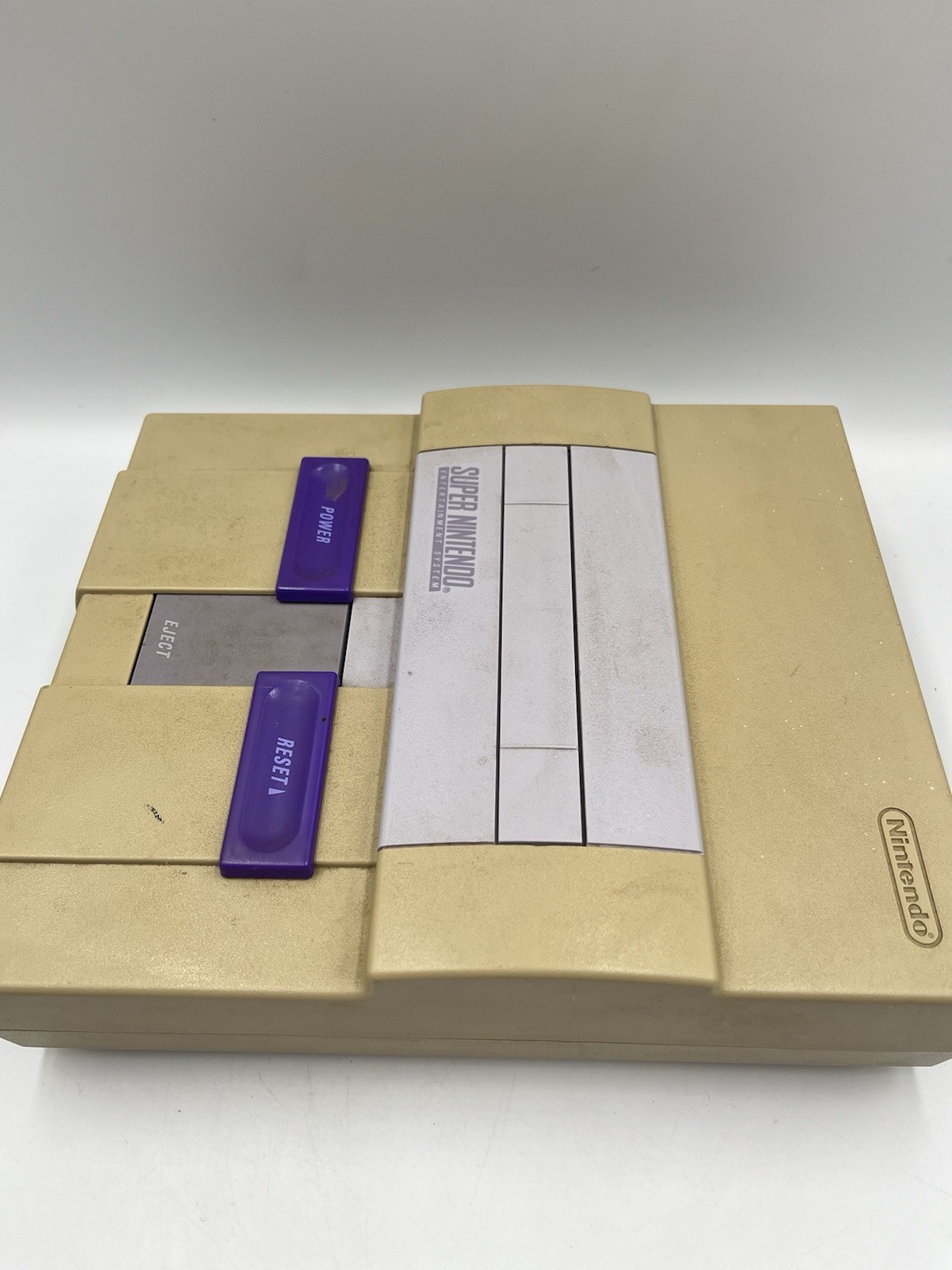 Super Nintendo SNES Console Bundle Oem With Controller All Cables Tested