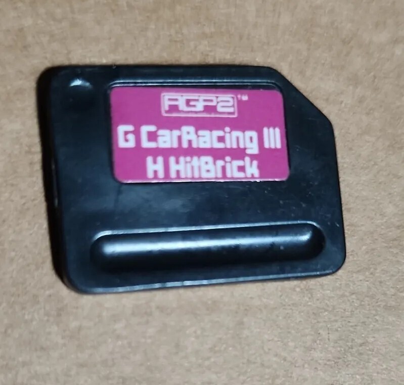 AGP2 Handheld Console System (GAME CARTRIDGE ONLY) G CAR RACING III + H hitbrick