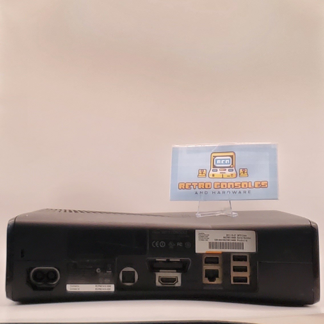 Xbox 360 S Slim (1439) (Console ONLY) Matte Black: Thoroughly cleaned and Tested