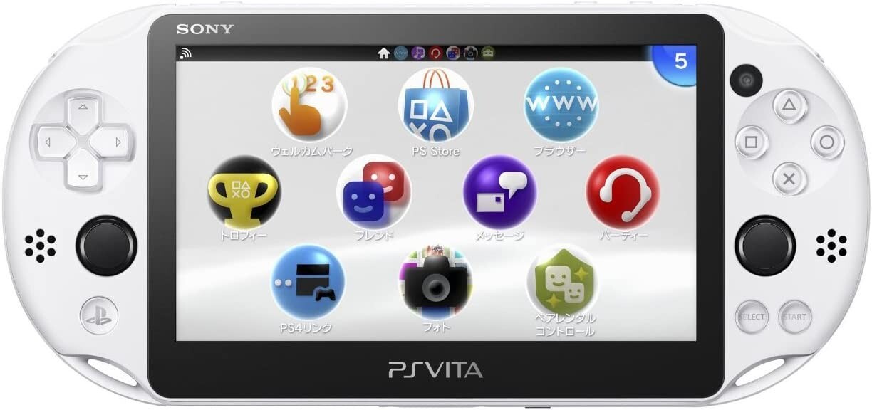 SONY PlayStation Vita Wi-Fi Model Glacier White PCH-2000ZA22 PS Vita Japan F/S
