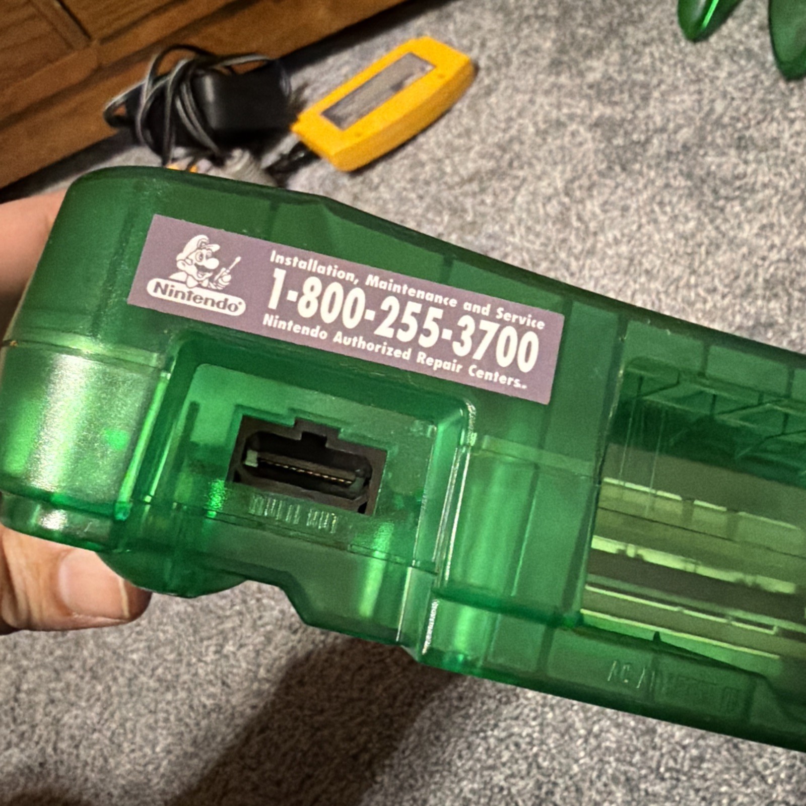 Nintendo 64 N64 system – Funtastic Jungle Green OEM Donkey Kong Expansion Pak