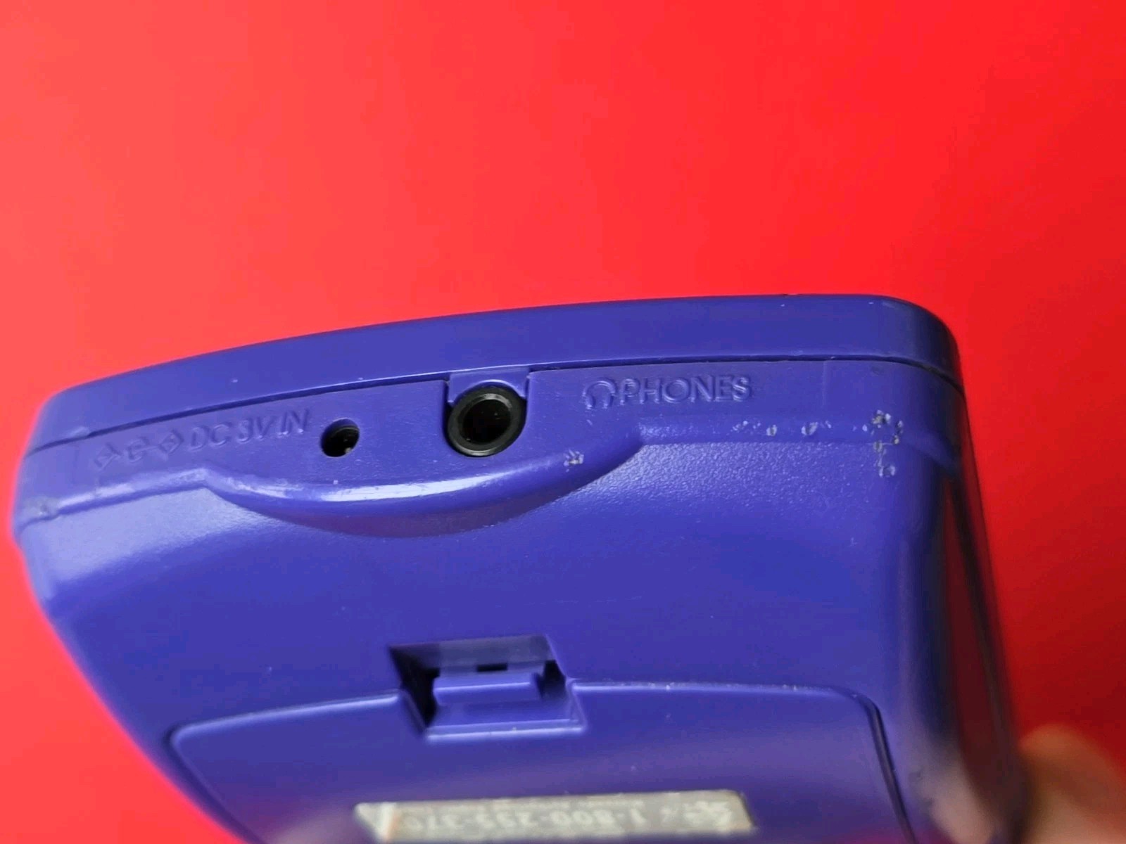 Grape Purple Handheld System CGB-001 Game Boy Color Tested Works Flaws Read Desc