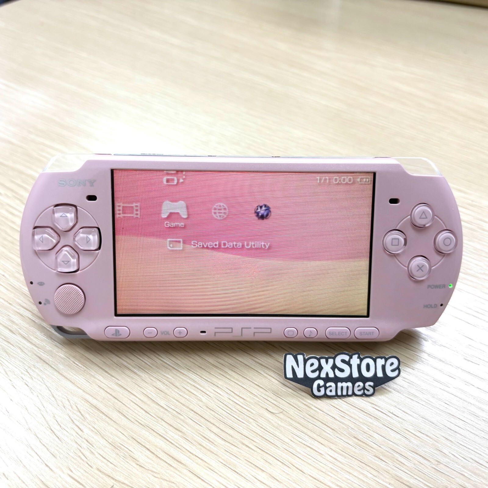 Sony PSP-3000 Console Select Color w/Charger + new battery + random 3 games + 4G