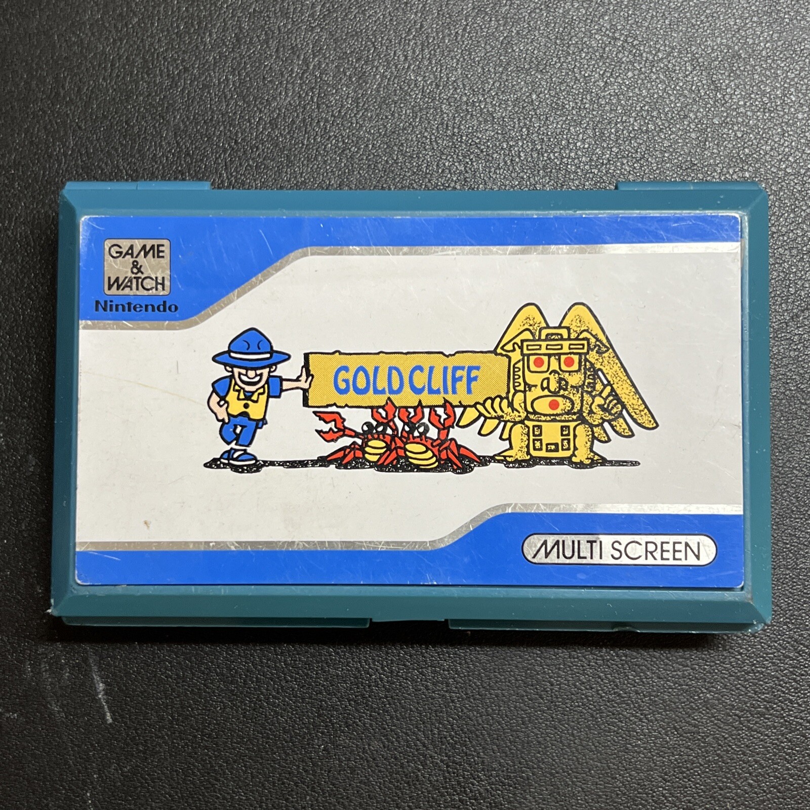 Vintage Nintendo Game & Watch Gold Cliff Turns On READ DESCRIPTION FREE SHIP