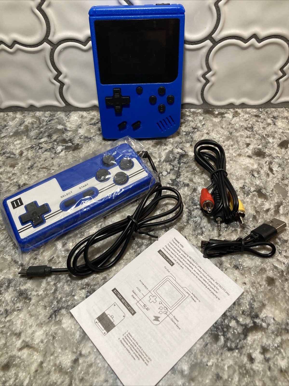 Plus Game Box 400 in 1 Plus Handheld Gamepad – NEW (open box) Tested & Works