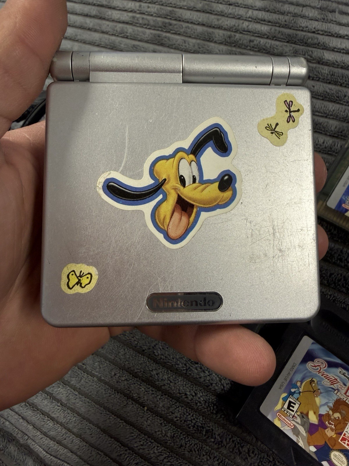Nintendo Game Boy Advance SP Handheld System – Silver