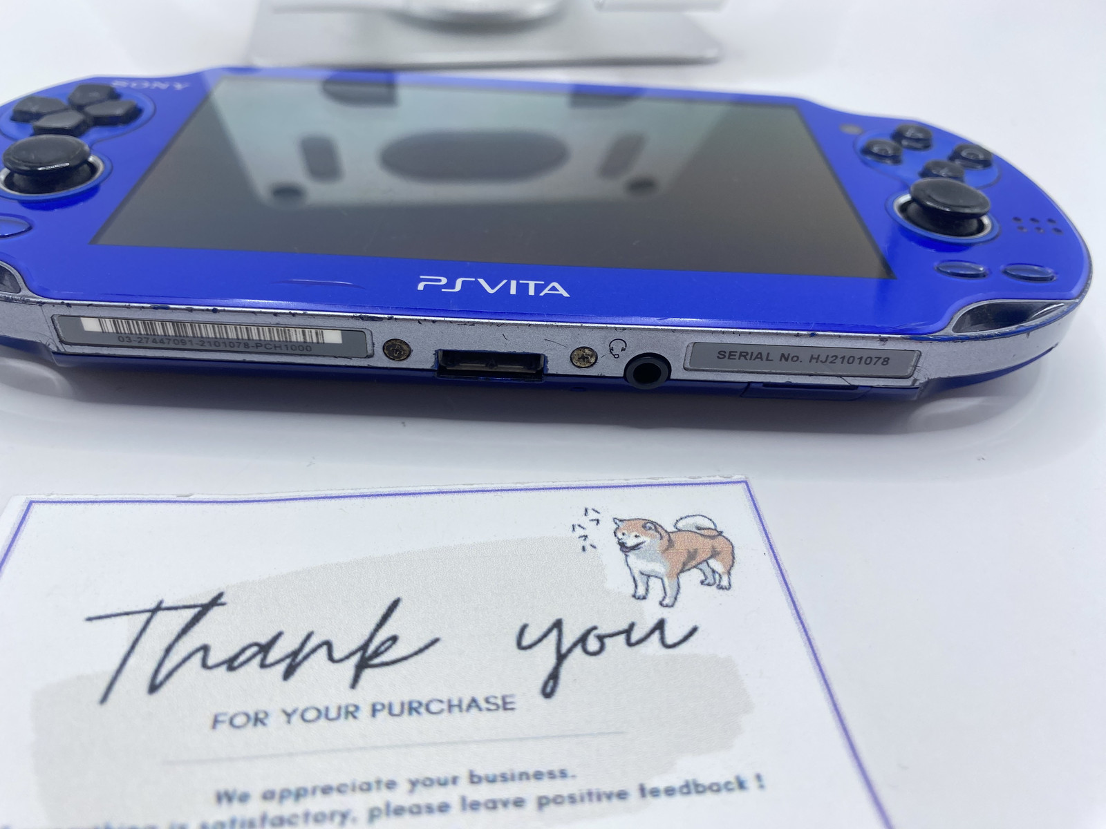Scratches PS Vita Sapphire Blue PCH 1000 ZA04 Console only