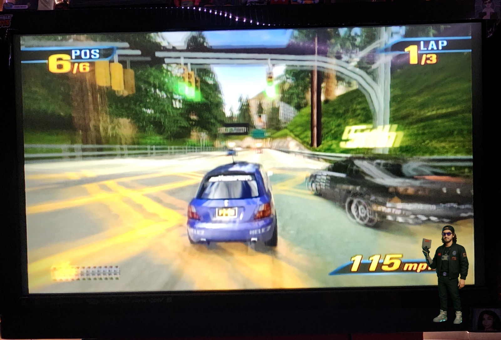 Original Xbox Console Tested DVD Logitech Wireless Adapter Controller Burnout 3