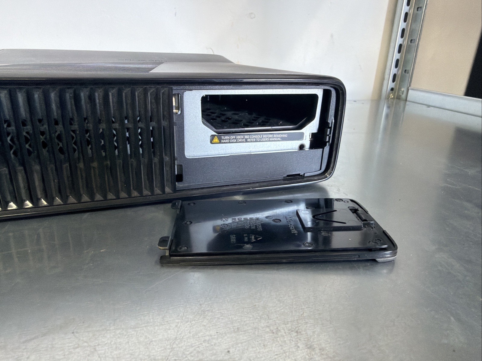Xbox 360 S Slim Black (Model 1439) Console Bundle Tested & Working NO HARD DRIVE