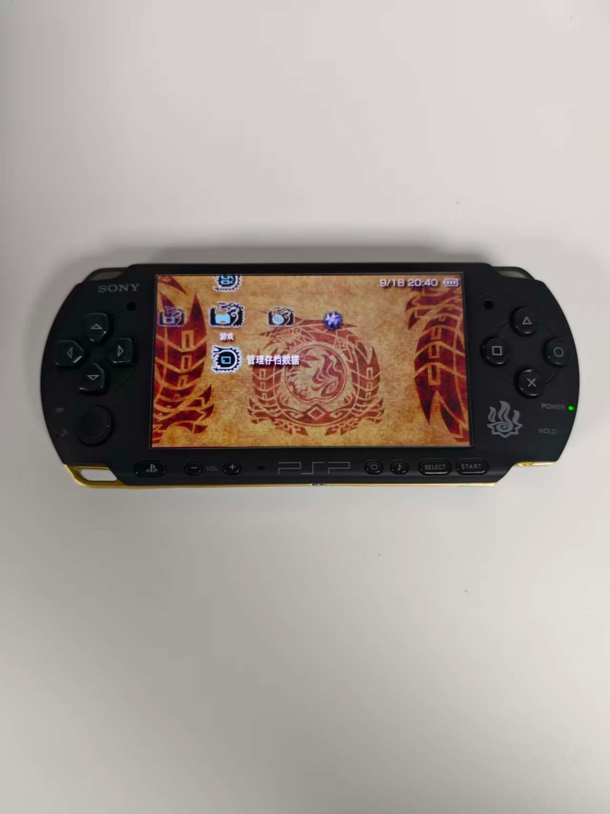 Sony PlayStation Portable 3000 Console Monster Hunter Limited Edition – BLACK