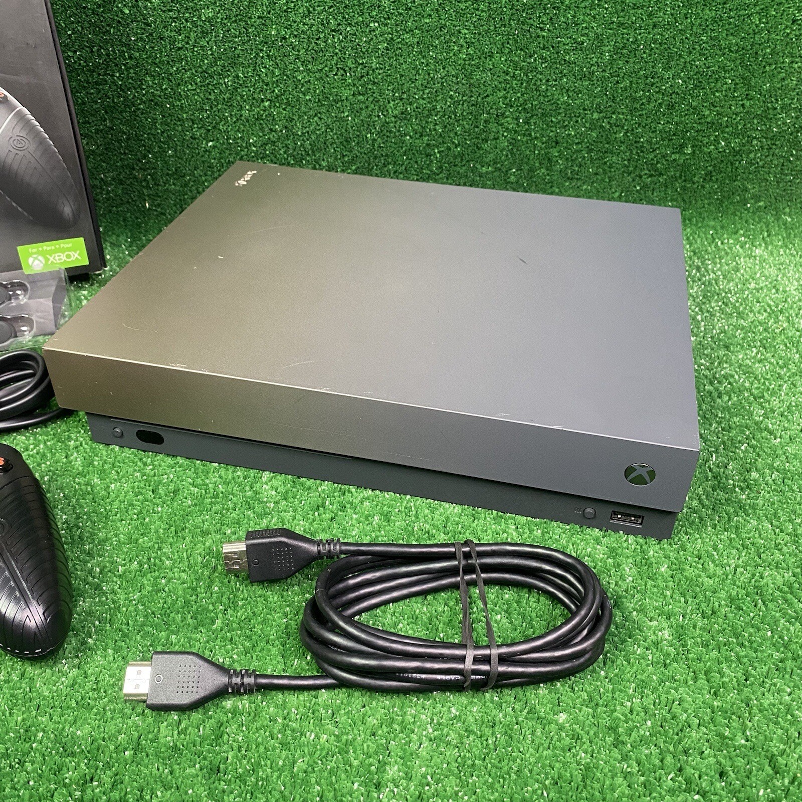 Microsoft Xbox One X 1787 Gold Rush Limited Edition 1TB Console W/Controller