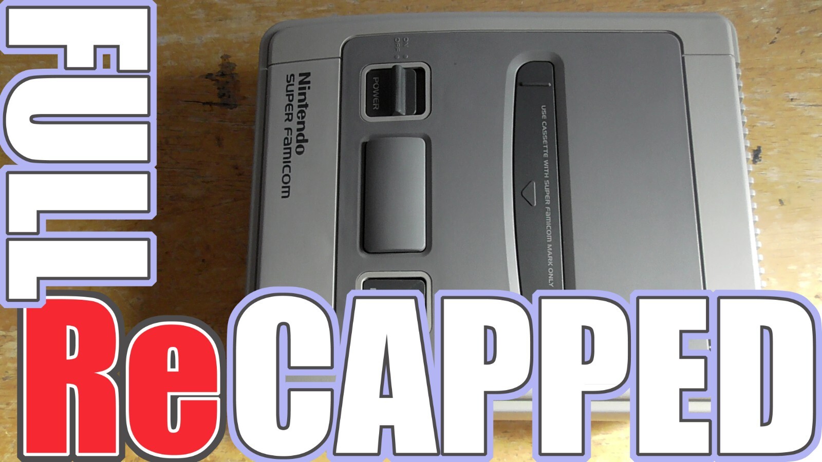 FULL RECAPPED Nintendo Super Famicom SHVC-001 console worked tested