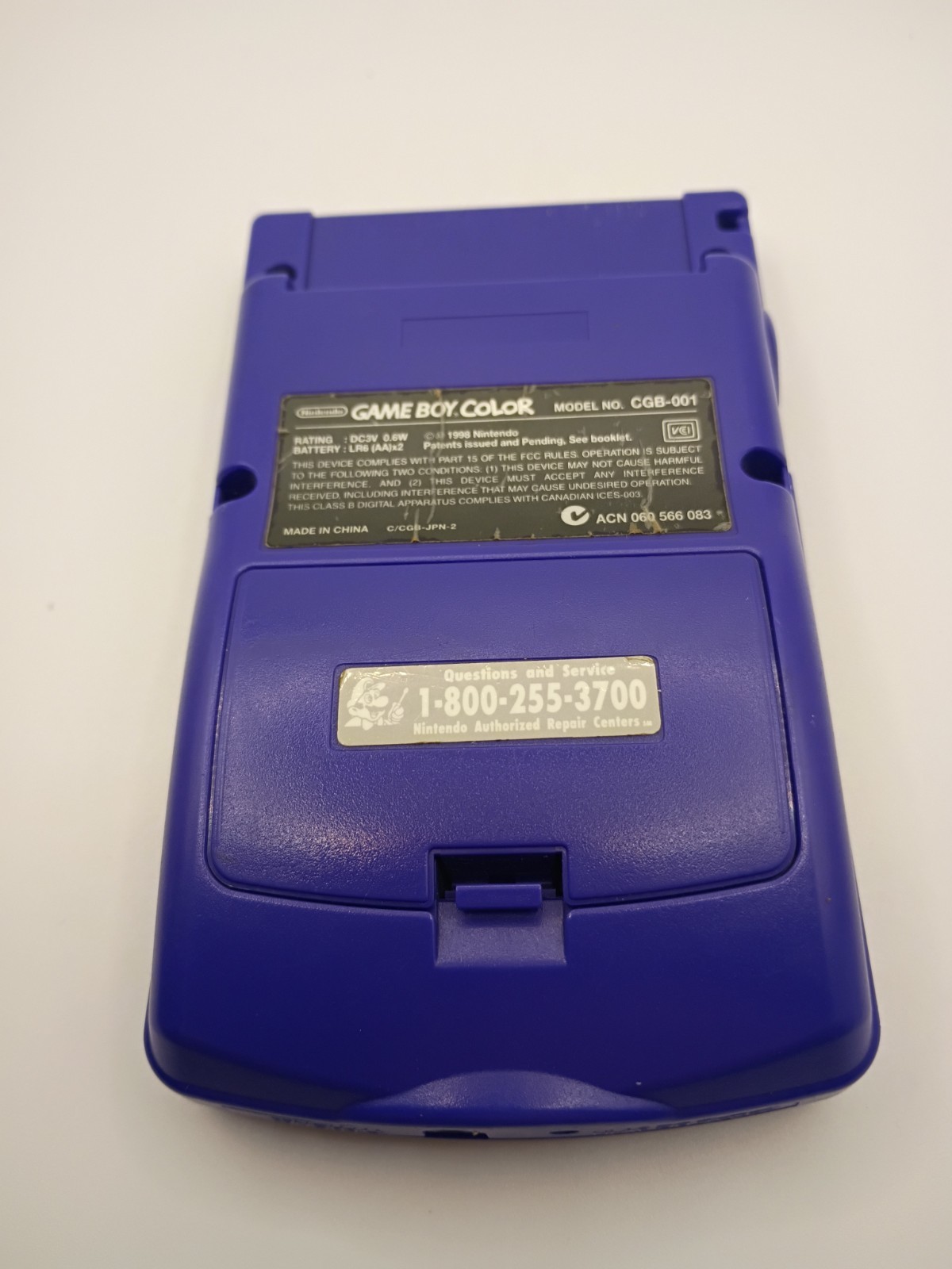 Nintendo Game Boy Color Grape Handheld System