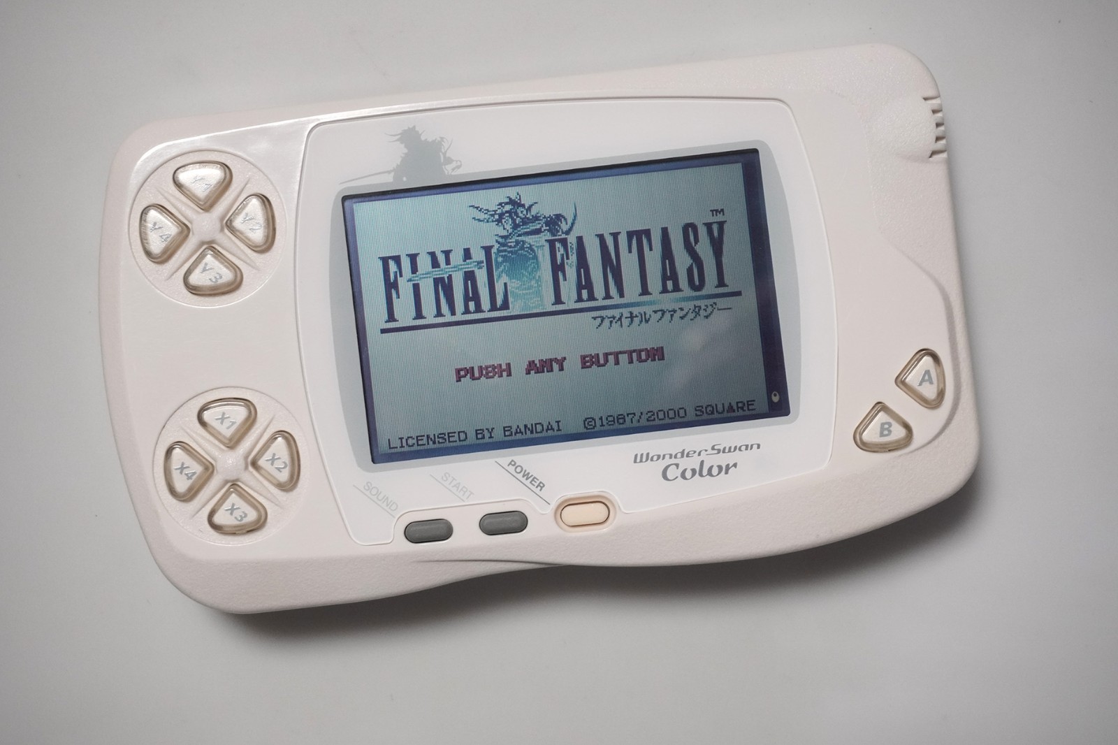 WonderSwan Color console Final Fantasy 1 Edition Excellent system US Seller