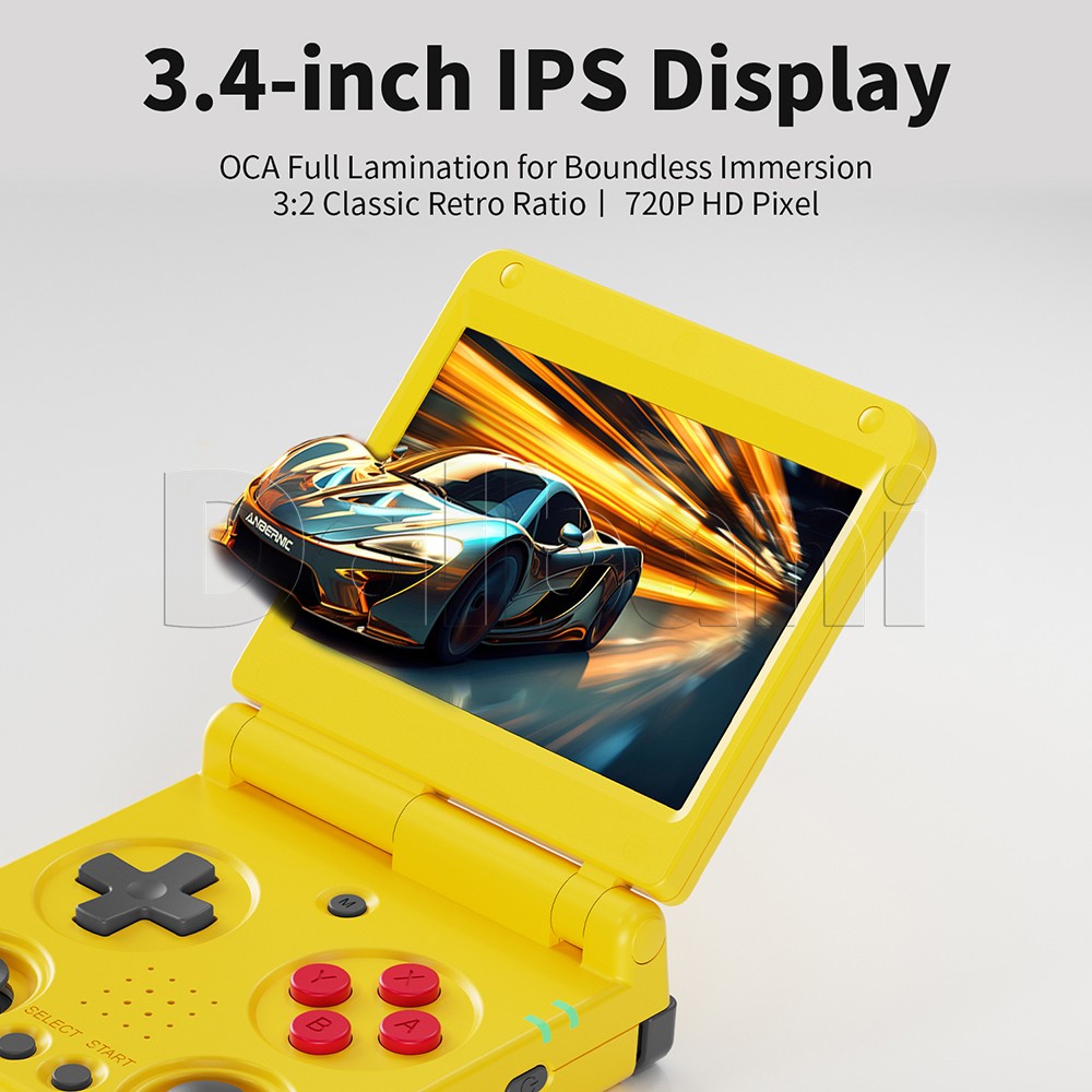RG 34XXSP Anbernic Handheld Retro Game Console 3.4-inch H700 3300mAH Linux