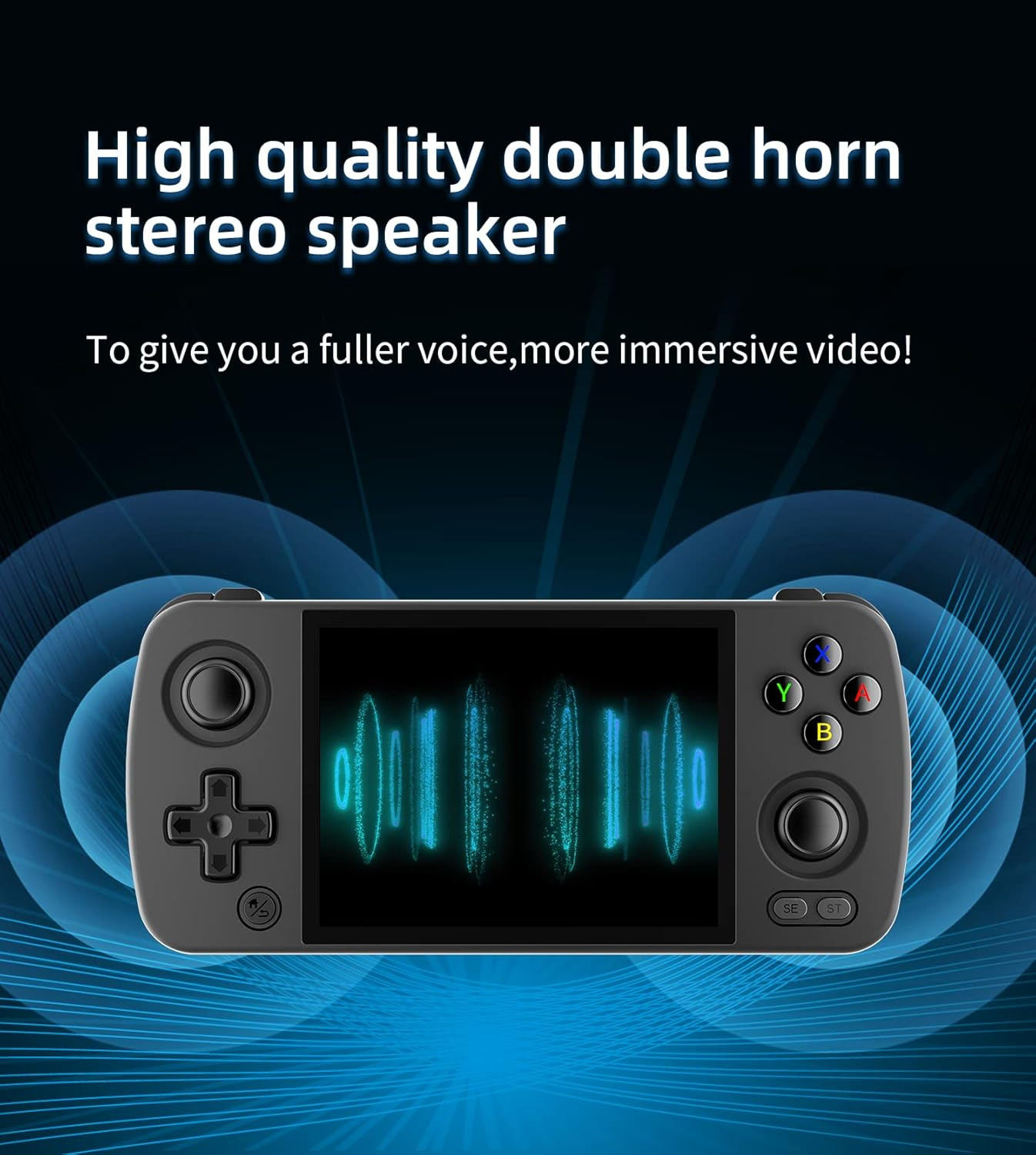 Retro Handheld Game Aluminum Alloy, Android 12 Built-In 128G TF Card 3172 Games,