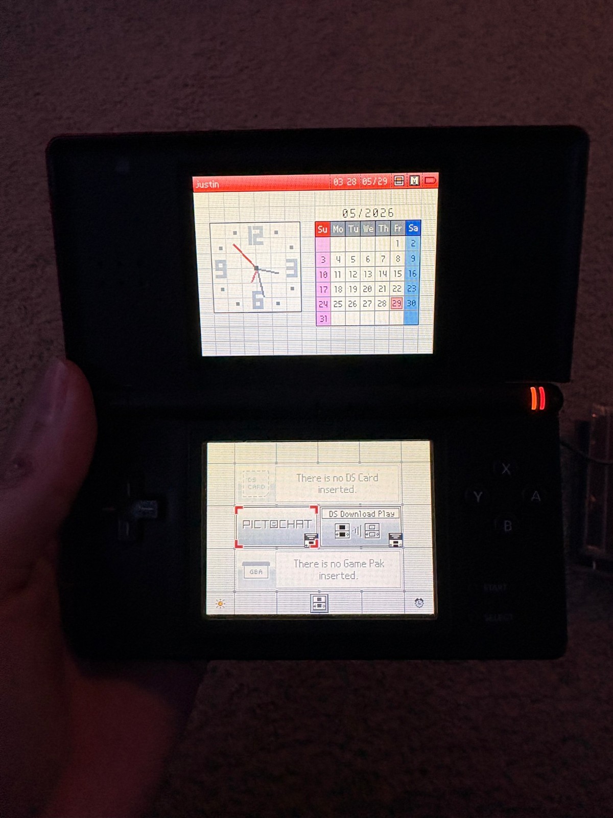 Nintendo DS Lite – Crimson Red/Black – Charger & Stylus Included