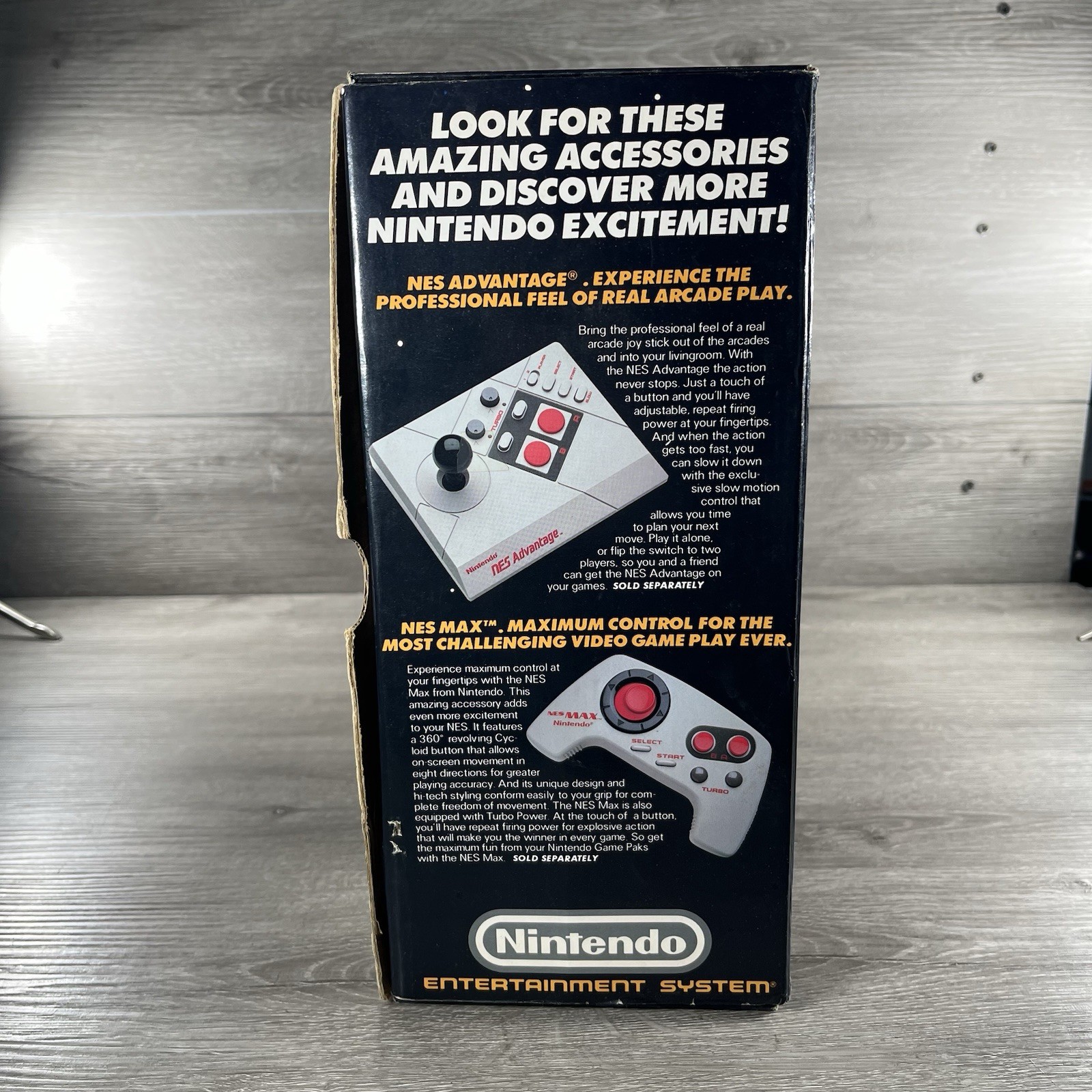 Nintendo NES Action Set Complete In Box Inserts Mario/Duck Hunt Tested