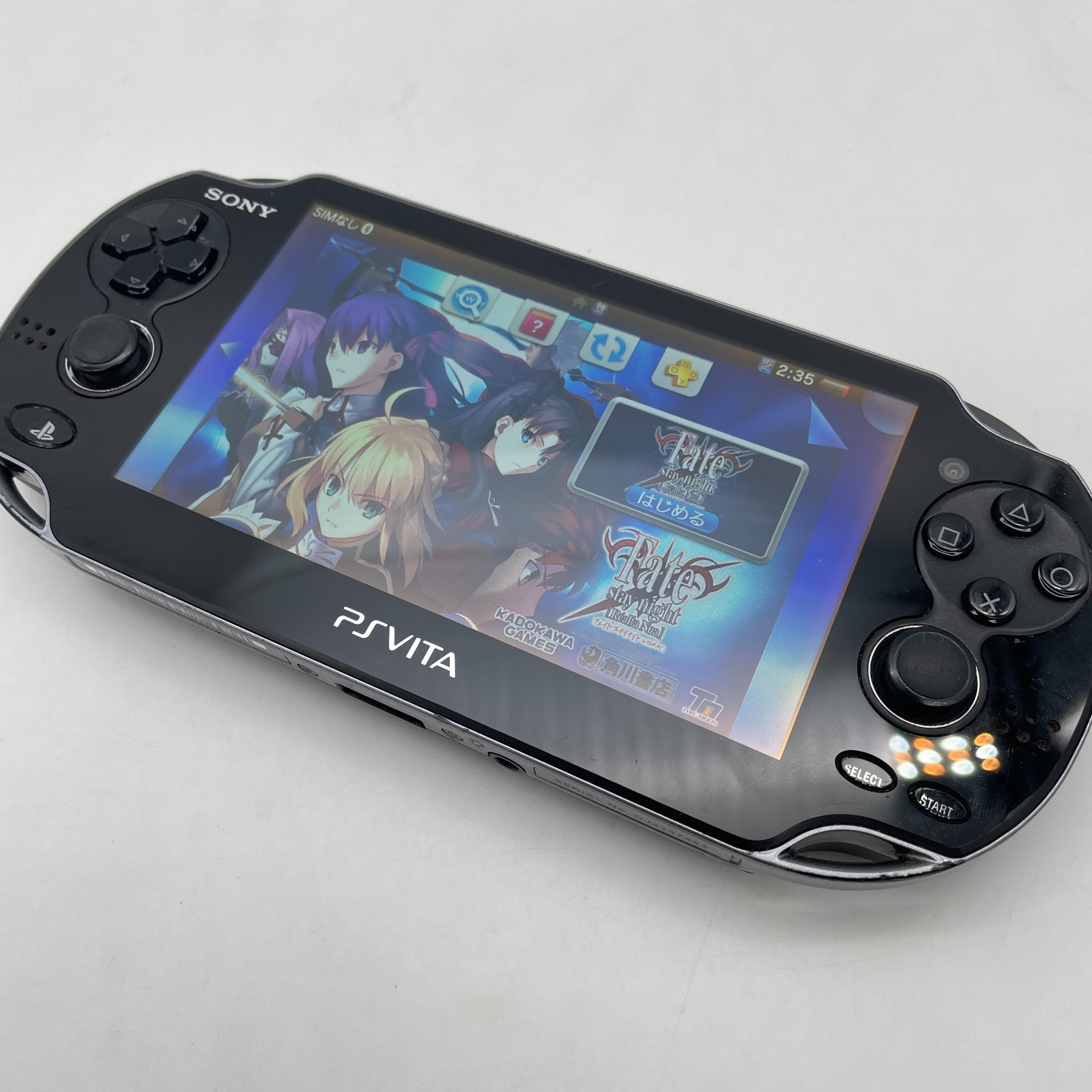 Sony PS Vita PlayStation PCH-1100 Black Console Working Tested Japan