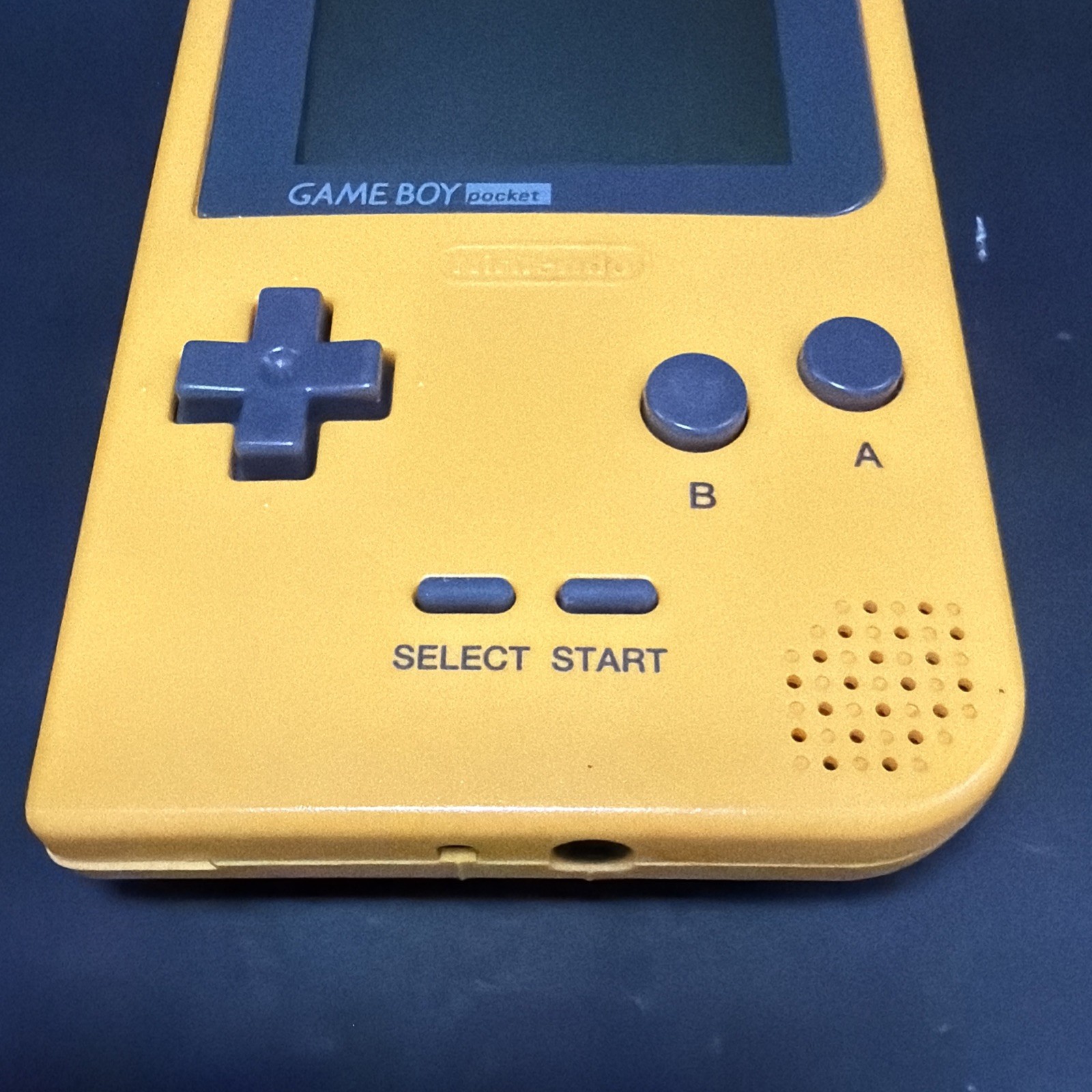 Nintendo Game Boy Pocket MGB-001 Yellow Handheld Console Retro Gaming TESTED