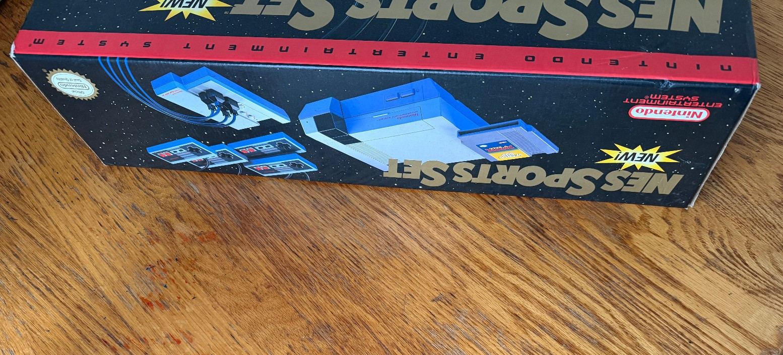 NES Sports Set complete in box nintendo satellite with original 6 batteries MINT